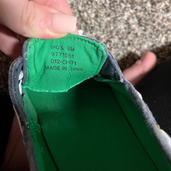 SPERRY Top-Sider Navy Distressed Size 9M Boat Shoes - Picture 5 of 7